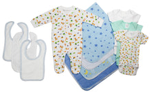 Load image into Gallery viewer, Newborn Baby Boy 11 Pc Layette Baby Shower Gift