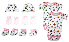 Load image into Gallery viewer, Newborn Baby Girls 8 Pc Layette Baby Shower Gift