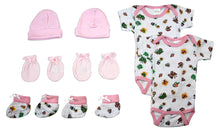 Load image into Gallery viewer, Newborn Baby Girls 8 Pc Layette Baby Shower Gift