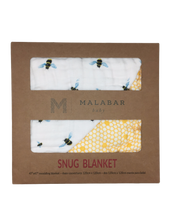 Load image into Gallery viewer, ORGANIC SNUG BLANKET - BEES