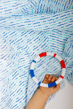 Load image into Gallery viewer, ORGANIC SWADDLE SET - SHADES OF BLUE