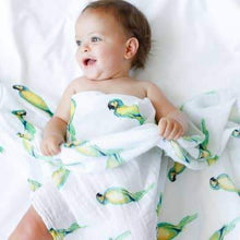 Load image into Gallery viewer, ORGANIC SWADDLE - PARROT