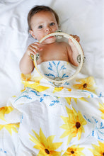 Load image into Gallery viewer, ORGANIC SWADDLE - SUNFLOWER