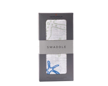Load image into Gallery viewer, Starfish Cotton Muslin Swaddle
