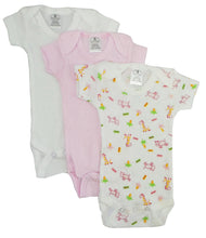 Load image into Gallery viewer, Bambini Girls' Printed Short Sleeve Variety Pack