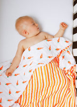 Load image into Gallery viewer, ORGANIC SNUG BLANKET - CARROTS