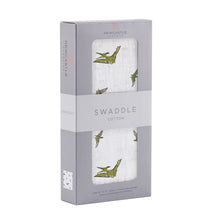 Load image into Gallery viewer, Pteranodon Cotton Muslin Swaddle