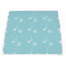 Load image into Gallery viewer, Corgi and Dandelion Seeds Bamboo Muslin Newcastle Blanket
