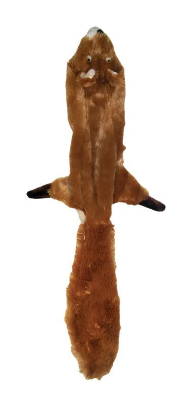 Skinneeez Brown Squirrel Plush Dog Toy Medium