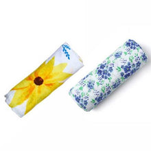 Load image into Gallery viewer, ORGANIC SWADDLE SET - GLOWING GARDEN
