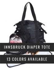 Load image into Gallery viewer, Obersee Innsbruck Tote Diaper Bag | Baby Portable Padded Changing Pad
